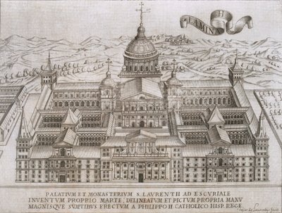 Palace and Monastery of St Laurence at the Escorial by Cesar de Laurentiis